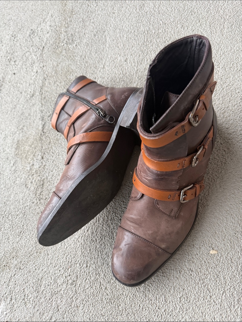 Donald J Pliner Italian Leather Boots Size 8